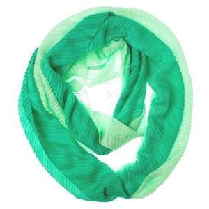 Echo Designs Ombré Pleated Infinity Scarf Green